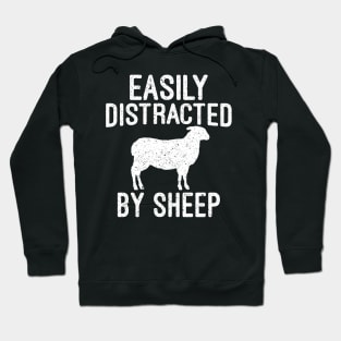 easily distracted by sheep T-shirt Hoodie